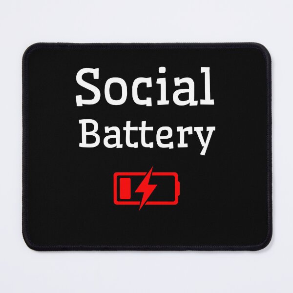 Item preview, Social Battery – Low Energy Mode designed and sold by MOKRONOS.