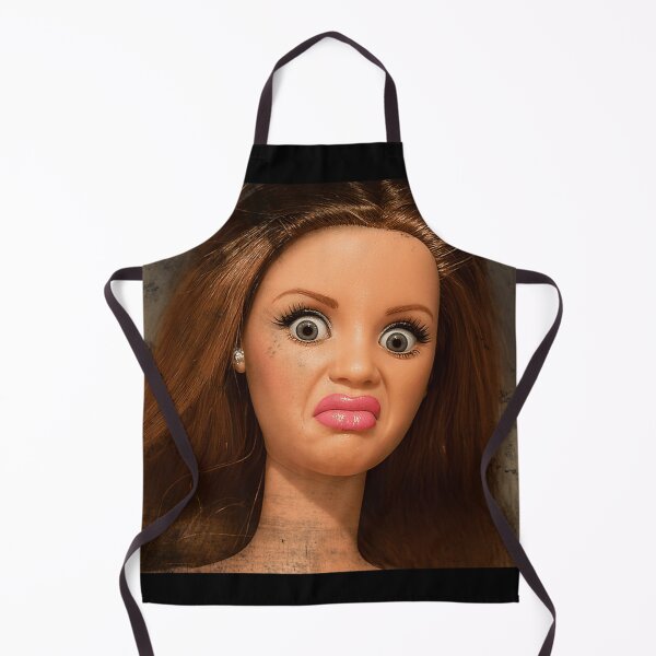 Item preview, Disgusted Doll Meme Face Funny Retro Doll Reaction designed and sold by VOID PALS.