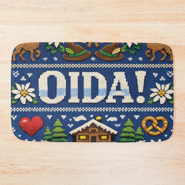Item preview, Oida Bavaria Austria Alps Knitting Pattern Design designed and sold by Mauswohn.