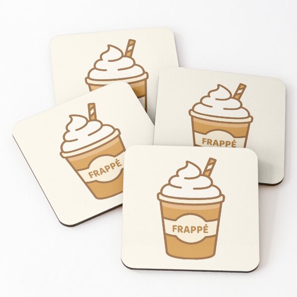 Item preview, Cute Frappe Coffee Illustration | Cozy Kawaii Drink Art designed and sold by witwhimsystudios.