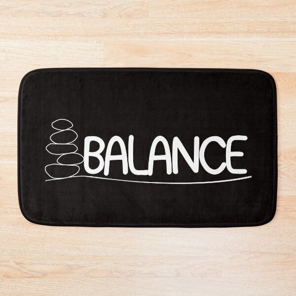 Item preview, Balance – Minimal White Typography Zen Design designed and sold by alaa9898.