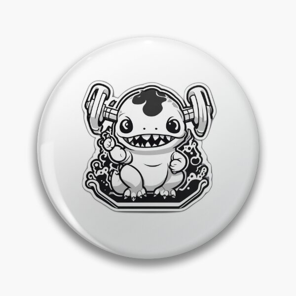 Item preview, Weightlifting Axolotl Die-Cut Sticker designed and sold by Daniel-DL.