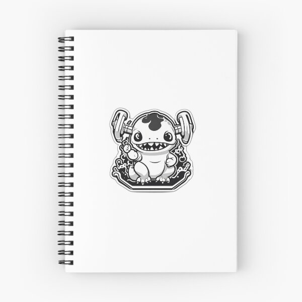 Item preview, Weightlifting Axolotl Die-Cut Sticker designed and sold by Daniel-DL.
