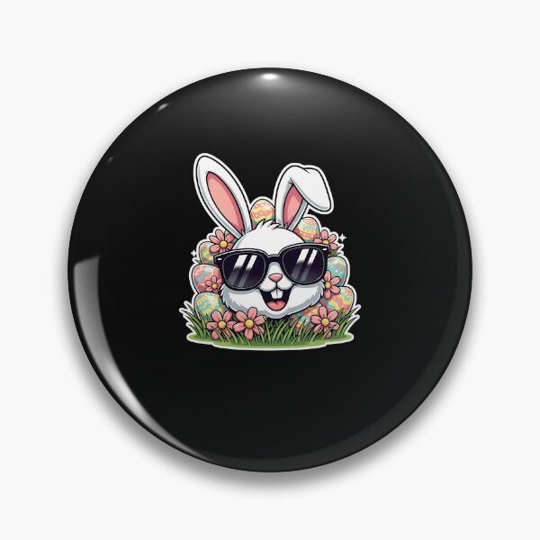 Item preview, Happy Easter Bruh Rabbit Rainbow Sunglass Groovy Bunny Eggs designed and sold by yartyartyart.