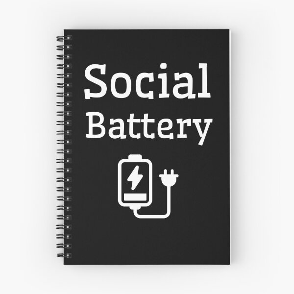 Item preview, Social Battery – Plugged In to Recharge designed and sold by MOKRONOS.