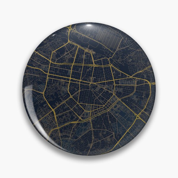 Item preview, Sofia Map Midnight Blue designed and sold by Thurisaz Designs.