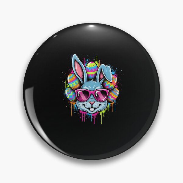 Item preview, Happy Easter Bruh Rabbit Rainbow Sunglass Groovy Bunny Eggs  designed and sold by yartyartyart.