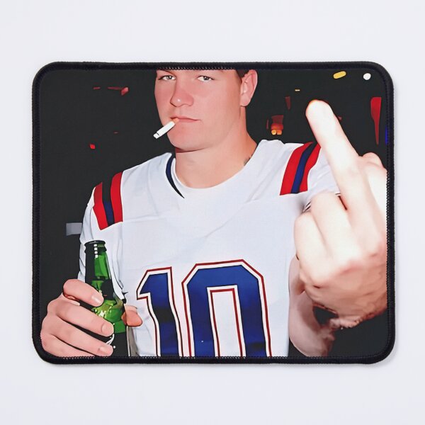 Item preview, Drake Maye Flipping The Bird Drinking Funny designed and sold by golubdacha.