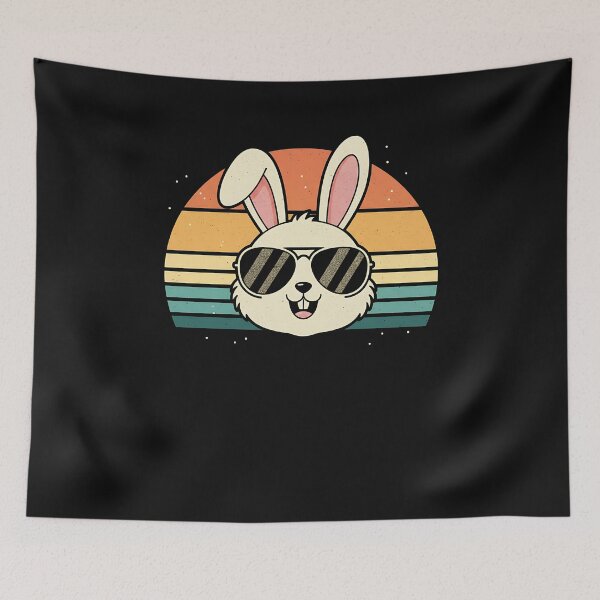 Item preview, Happy Easter Bruh Rabbit Rainbow Sunglass Groovy Bunny Eggs  designed and sold by yartyartyart.
