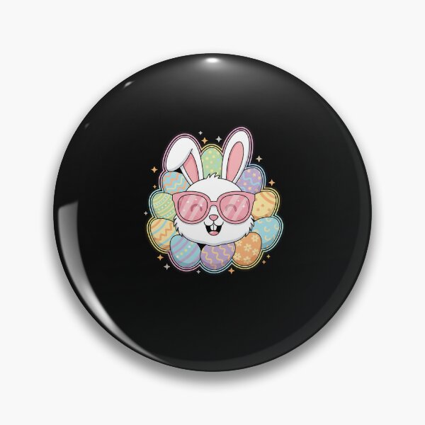 Item preview, Happy Easter Bruh Rabbit Rainbow Sunglass Groovy Bunny Eggs  designed and sold by yartyartyart.