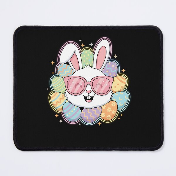 Item preview, Happy Easter Bruh Rabbit Rainbow Sunglass Groovy Bunny Eggs  designed and sold by yartyartyart.