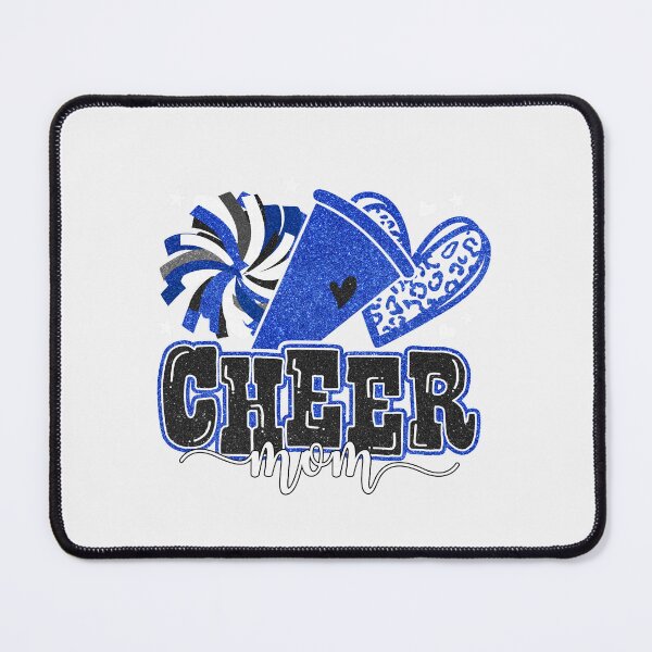 Item preview, Cheer Mom Blue Cheerleader Game Day Cheer Mama Football  designed and sold by ArleneRowe.