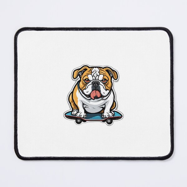 Item preview, Skateboarding Bulldog Die-Cut Sticker designed and sold by Daniel-DL.