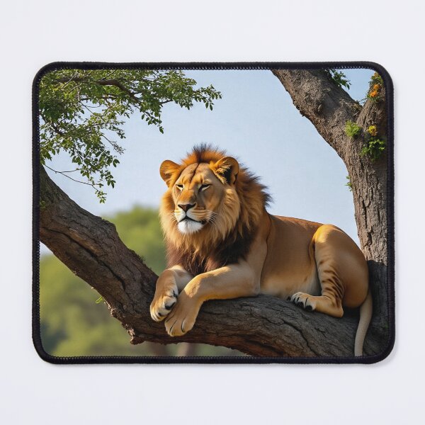 Item preview, Lion on a tree designed and sold by AwesomeDigiShop.