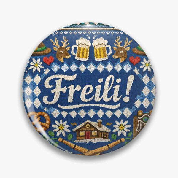 Artikelvorschau, Freili! Bayerisches Design im Retro Strickmuster Look entworfen und verkauft von Mauswohn.