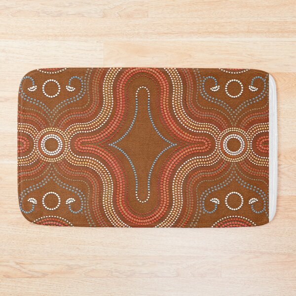 Item preview, Aboriginal Dot Painting Earth Paths designed and sold by AboriginalartVI.