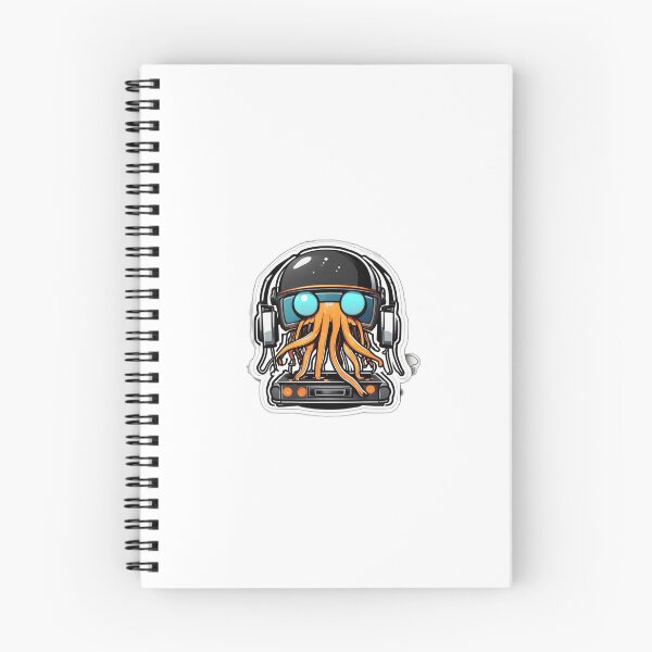 Item preview, Dj Jellyfish Die-Cut Sticker designed and sold by Daniel-DL.