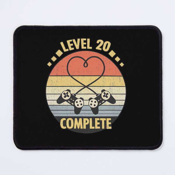 Item preview, Level 20 Complete Vintage Gamer Anniversary - Retro Controller Heart designed and sold by Prime legend .