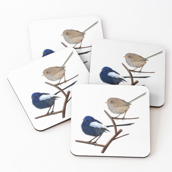 Item preview, White-wing fairy wren, male and female designed and sold by Windswell.