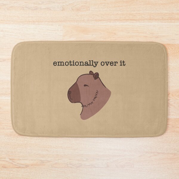 Item preview, Emotionally Relatable Cute Capybara designed and sold by TheWindDropShop.