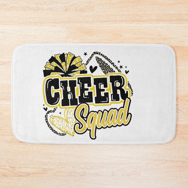 Item preview, Cheer Squad Coquette Bow Sport Cheerleader Cheerleading Gold  designed and sold by ArleneRowe.