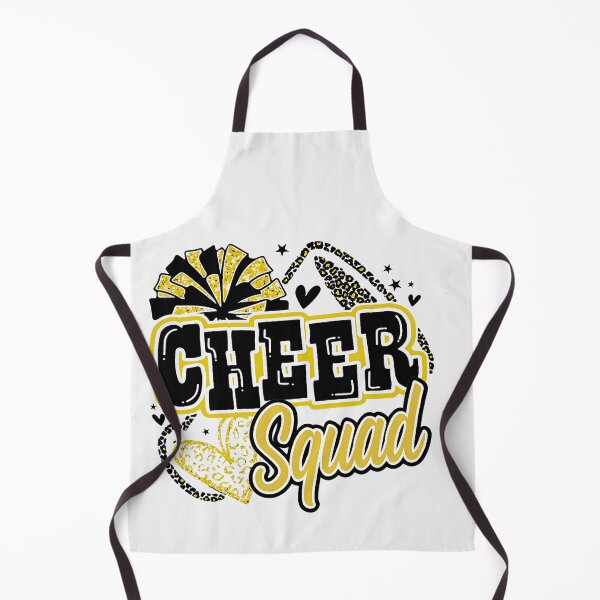 Item preview, Cheer Squad Coquette Bow Sport Cheerleader Cheerleading Gold designed and sold by ArleneRowe.