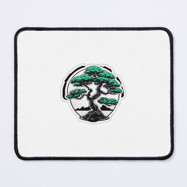 Item preview, Vaporwave Bonsai Tree Die-Cut Sticker designed and sold by Daniel-DL.
