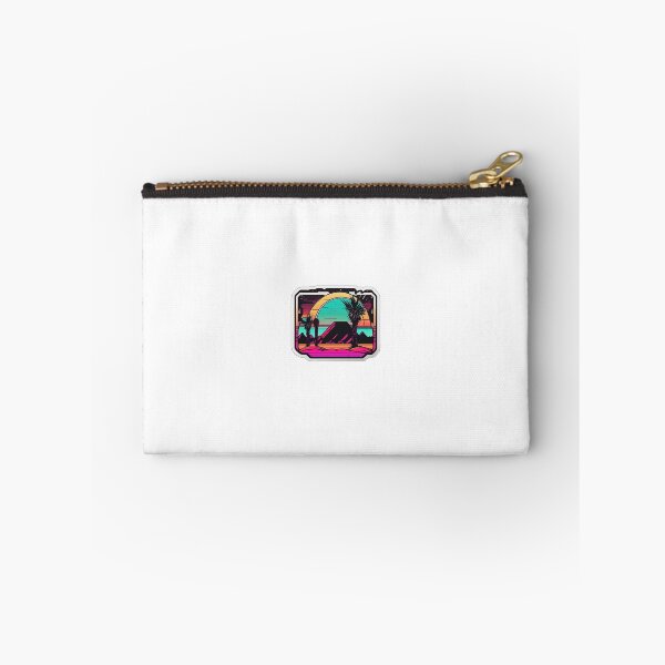 Item preview, Synthwave Desert Sunset Die-Cut Sticker designed and sold by Daniel-DL.