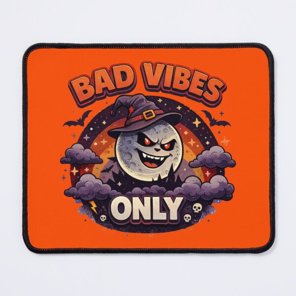 Item preview, Bad Vibes Only – Retro Spooky Moon Aesthetic designed and sold by Tookiester.