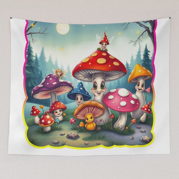 Item preview, Magical Mushroom Kingdom designed and sold by skeletons-lair.