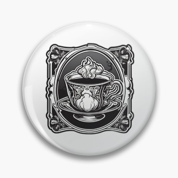 Item preview, Victorian Ghost Drinking Tea Die-Cut Sticker designed and sold by Daniel-DL.