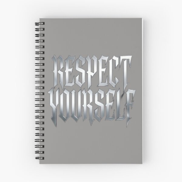 Item preview, Respect Yourself - Bold Metallic Typography Design designed and sold by HedayatDesign.