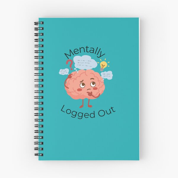 Item preview, Mentally Logged Out – Funny Burnout Quote for Office, Work Stress & Corporate Life designed and sold by NeonPetal.