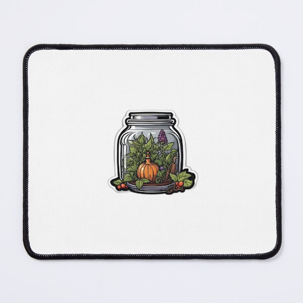 Item preview, Witchy Herbalist Apothecary Jar Die-Cut Sticker designed and sold by Daniel-DL.