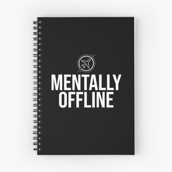 Item preview, Mentally Offline Funny Introvert Anti Social Minimal desig designed and sold by zaina.sho.