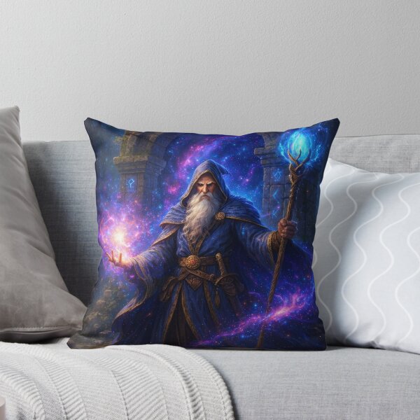 Artikelvorschau, Kosmischer Runenzauberer – Arkane Portal-Fantasy-Magierkunst entworfen und verkauft von DrakariArt.