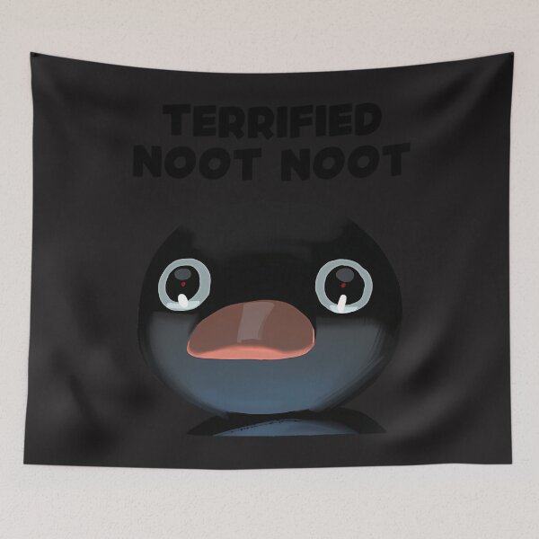 Item preview, Terrified Noot Noot Pingu  designed and sold by Travis Edwards.