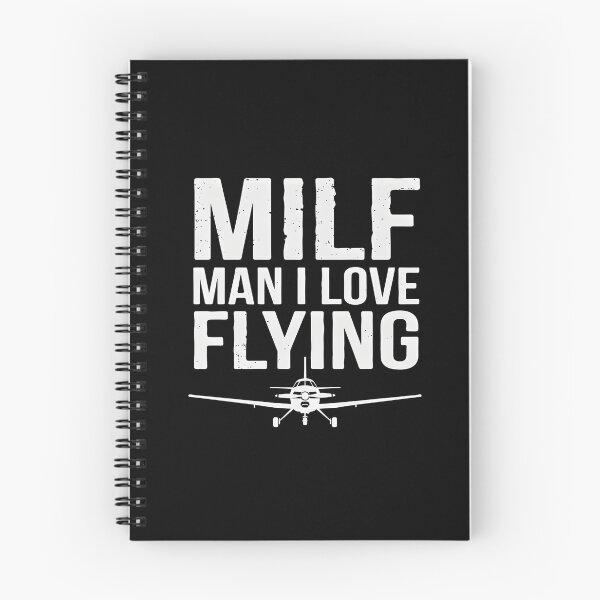 Item preview, MILF – Man I Love Flying designed and sold by dudelinart.