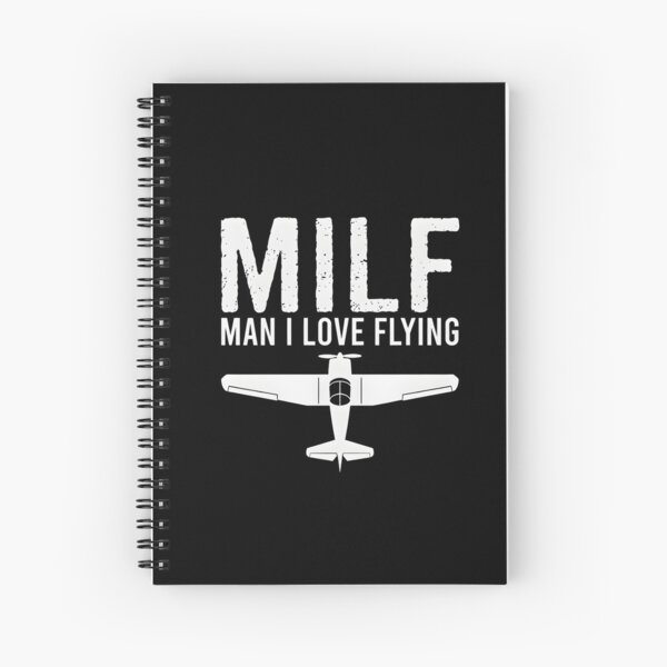 Item preview, MILF – Man I Love Flying designed and sold by dudelinart.