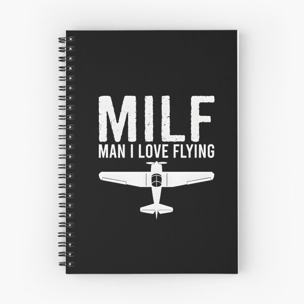 Item preview, MILF – Man I Love Flying designed and sold by dudelinart.