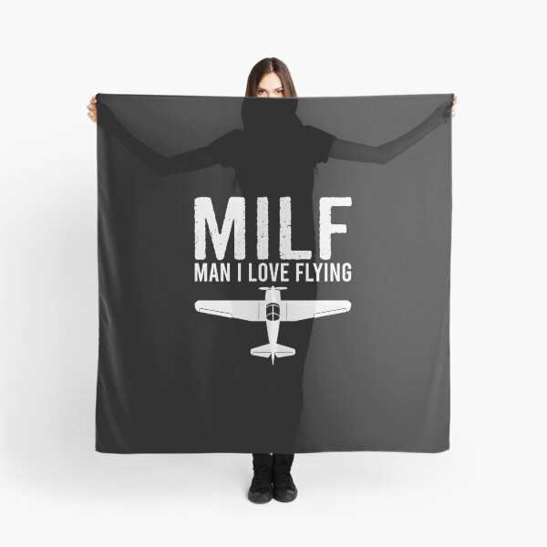 Item preview, MILF – Man I Love Flying designed and sold by dudelinart.
