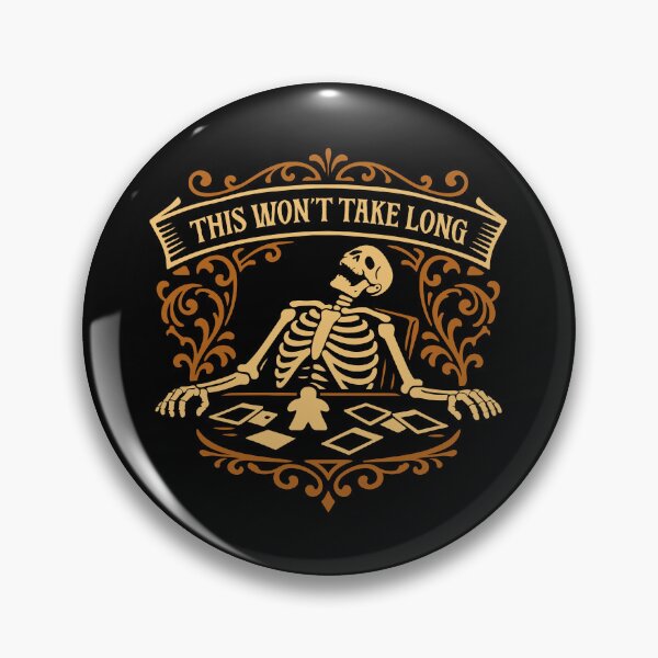 Item preview, Skeleton This Wont Take Long Board Games designed and sold by pixeptional.