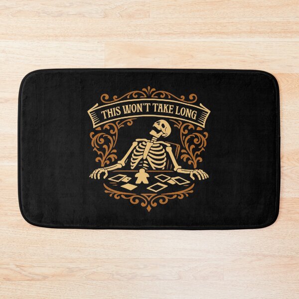 Item preview, Skeleton This Wont Take Long Board Games designed and sold by pixeptional.