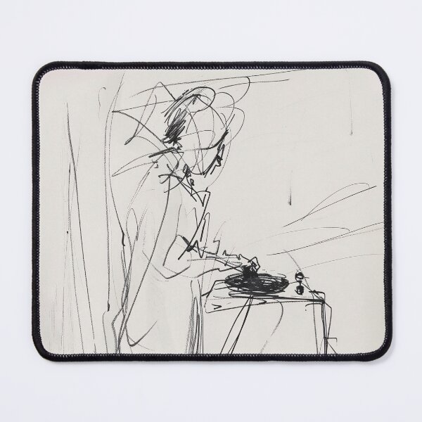 Item preview, Vintage Abstract DJ Turntablism designed and sold by SleekLineSketches.