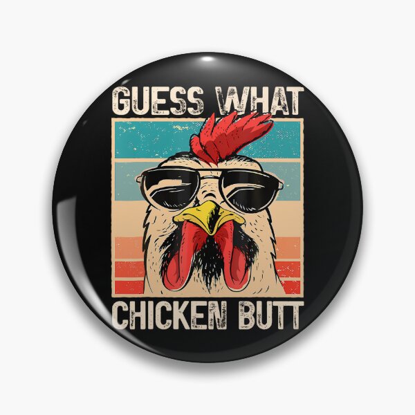 Item preview, Guess What Chicken Butt _ Funny Chicken Meme T-Shirt designed and sold by VillociShop.