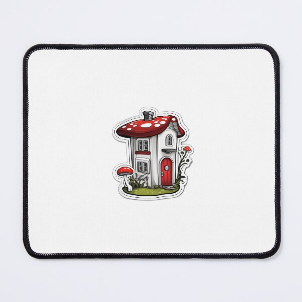 Item preview, Mushroom House With A Snail Mailbox Die-Cut Sticker designed and sold by Daniel-DL.