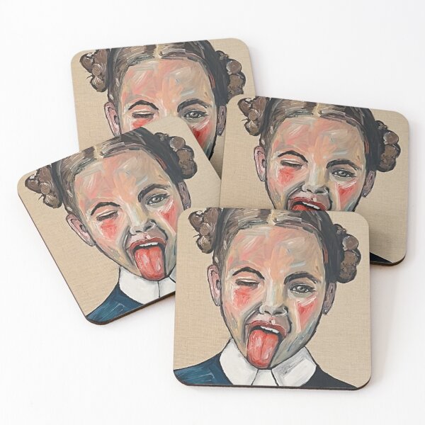 Item preview, Young girl pulling a face designed and sold by alexgeiart.