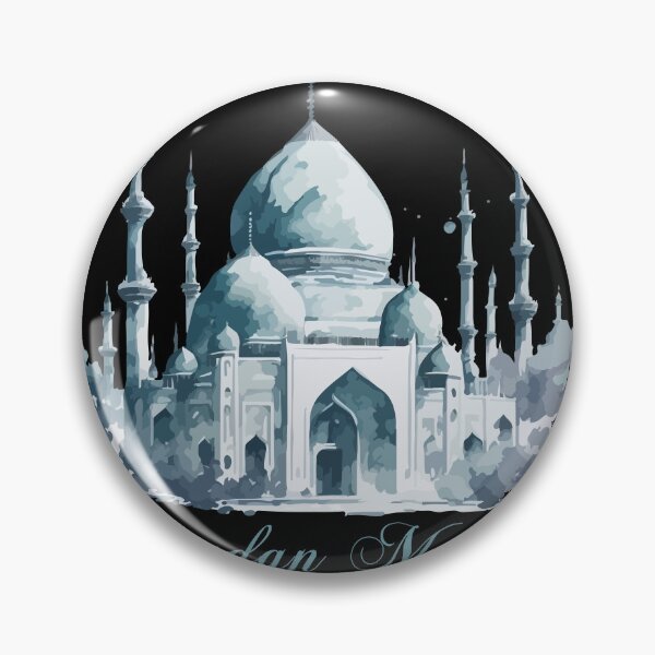 Item preview, Ramadan Mubarak Design – Islamic Muslim Ramadan Kareem Art designed and sold by PixelWaveBD.