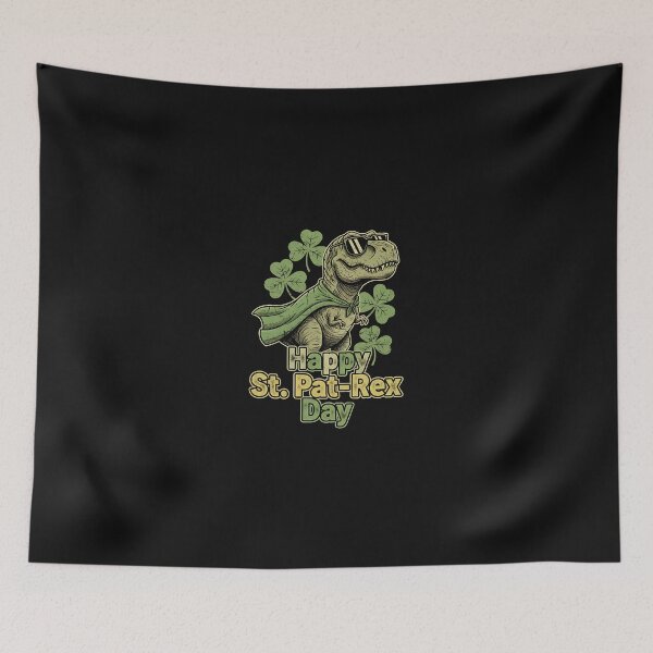 Item preview, Happy St Patricks Day Dinosaur T-Rex Boys Toddler Kids Dino designed and sold by Imalyanmani.