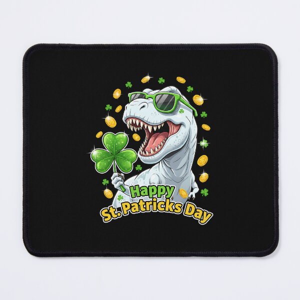 Item preview, Happy St Patricks Day Dinosaur T-Rex Boys Toddler Kids Dino designed and sold by Imalyanmani.